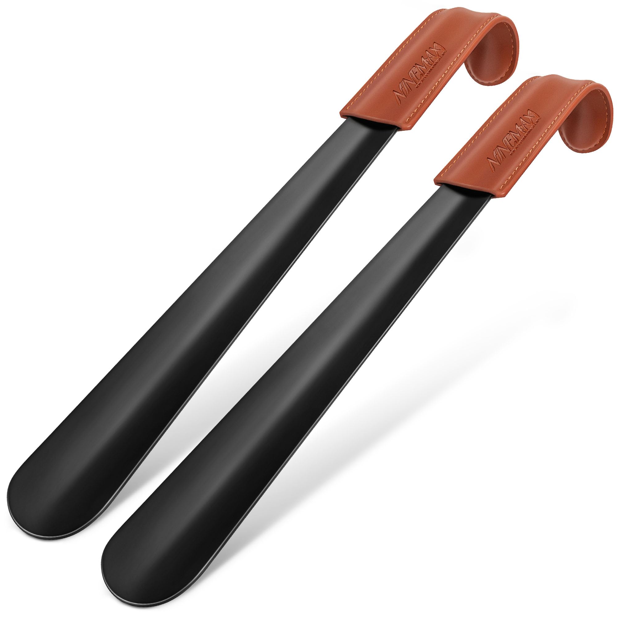 Calzascarpe In Metallo Con Manico Pelle - 2 Pezzi Da 17 E 42 Cm - Foto 7