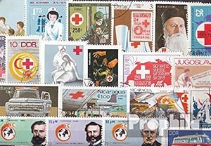 Prophila Collection: 50 Rotkreuz Halbmond Briefmarken