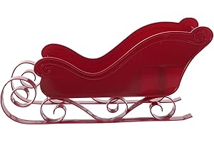 Kisangel Mini Christmas Sleighs Decor for Holiday Cheer