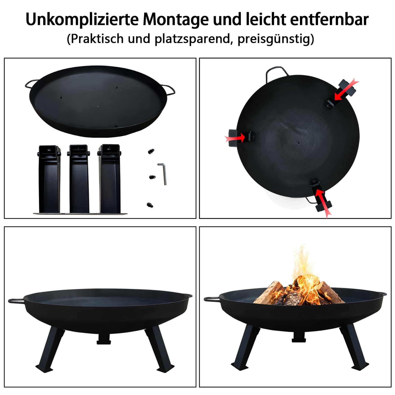 köhko Brasero, Diámetro 80 cm, para construir