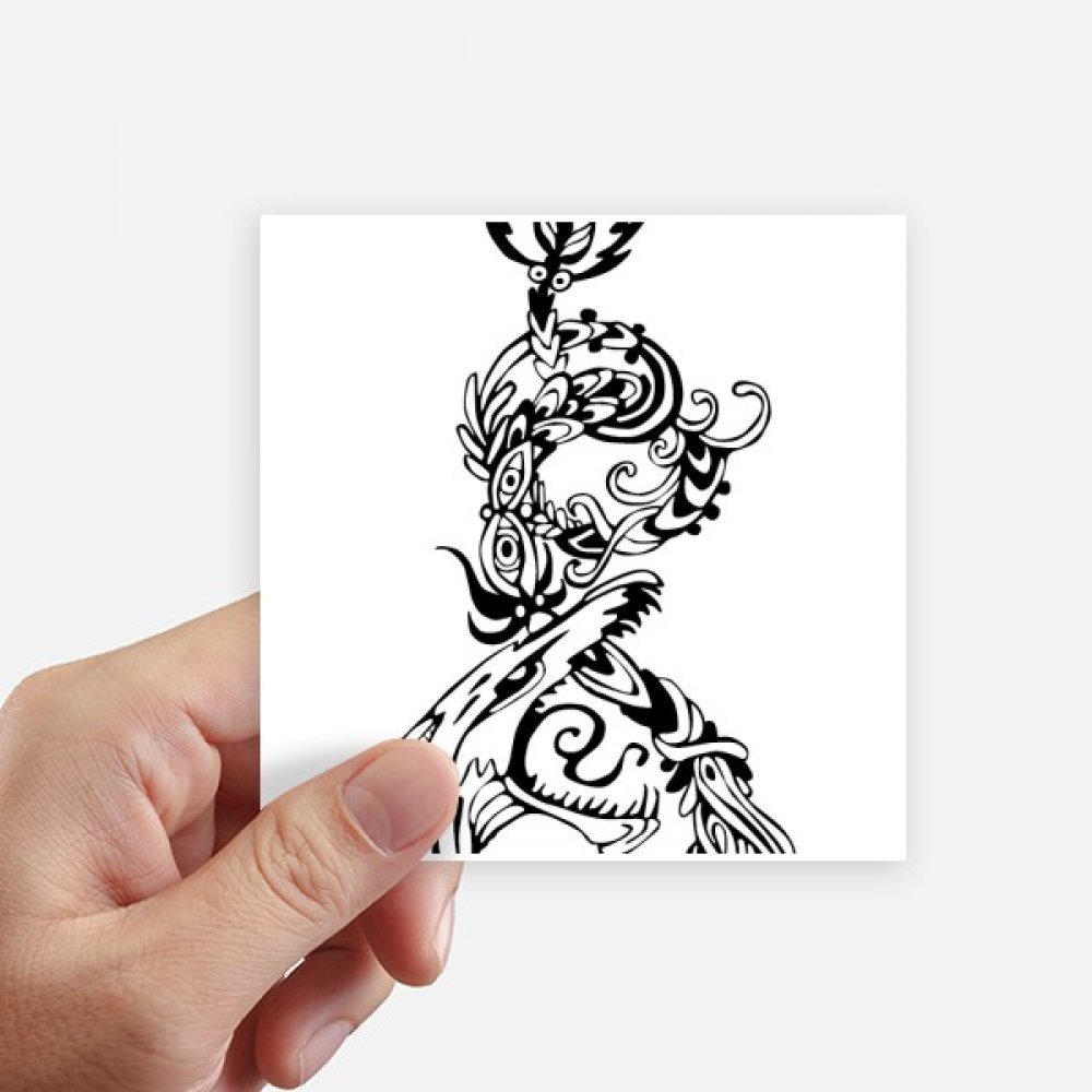 Oiseau de dragon chinois autocollant pour masquer les rayures de pc et personnaliser une moto