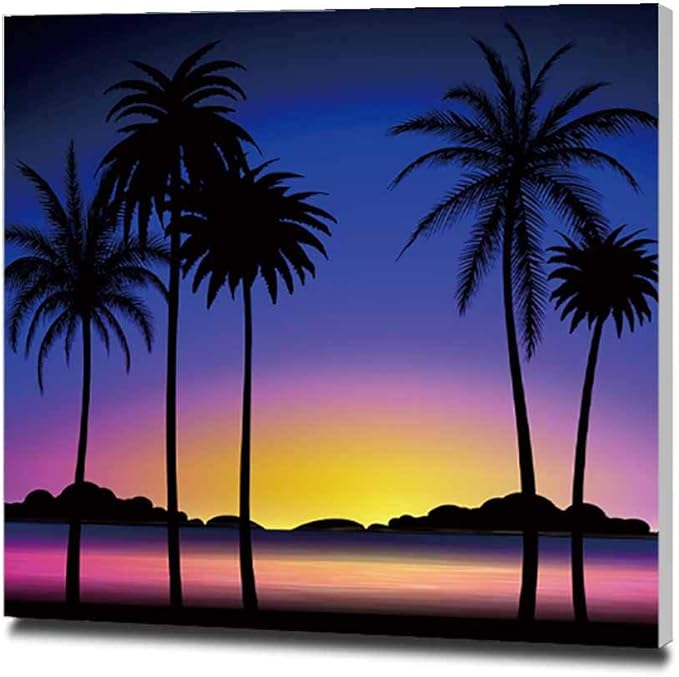 Amazon 熱帯の夕日のイラストにヤシの木のシルエット インテリア アートポスター 絵画 印刷 印象派 モダン 壁飾り 壁ポスター おしゃれ インテリア 部屋飾り 40x40cm アートワーク ポスター オンライン通販 Amazon 熱帯の夕日のイラストにヤシの木のシルエット インテリア アートポスター 絵画 印刷 印象派 モダン 壁飾り 壁ポスター おしゃれ インテリア 部屋飾り 40x40cm アートワーク ポスター オンライン通販