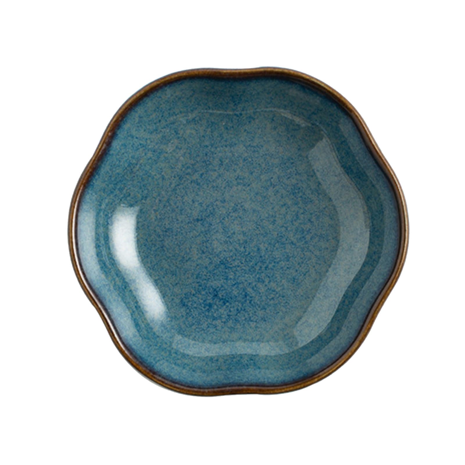 Zxfdsfdbnm Stylish Ceramic Bowl Jewelry Display Decorative Christmas Birthday Accessory Practical Ceramic Trinket Holder Tray Decorative Plate for Modern Living Space