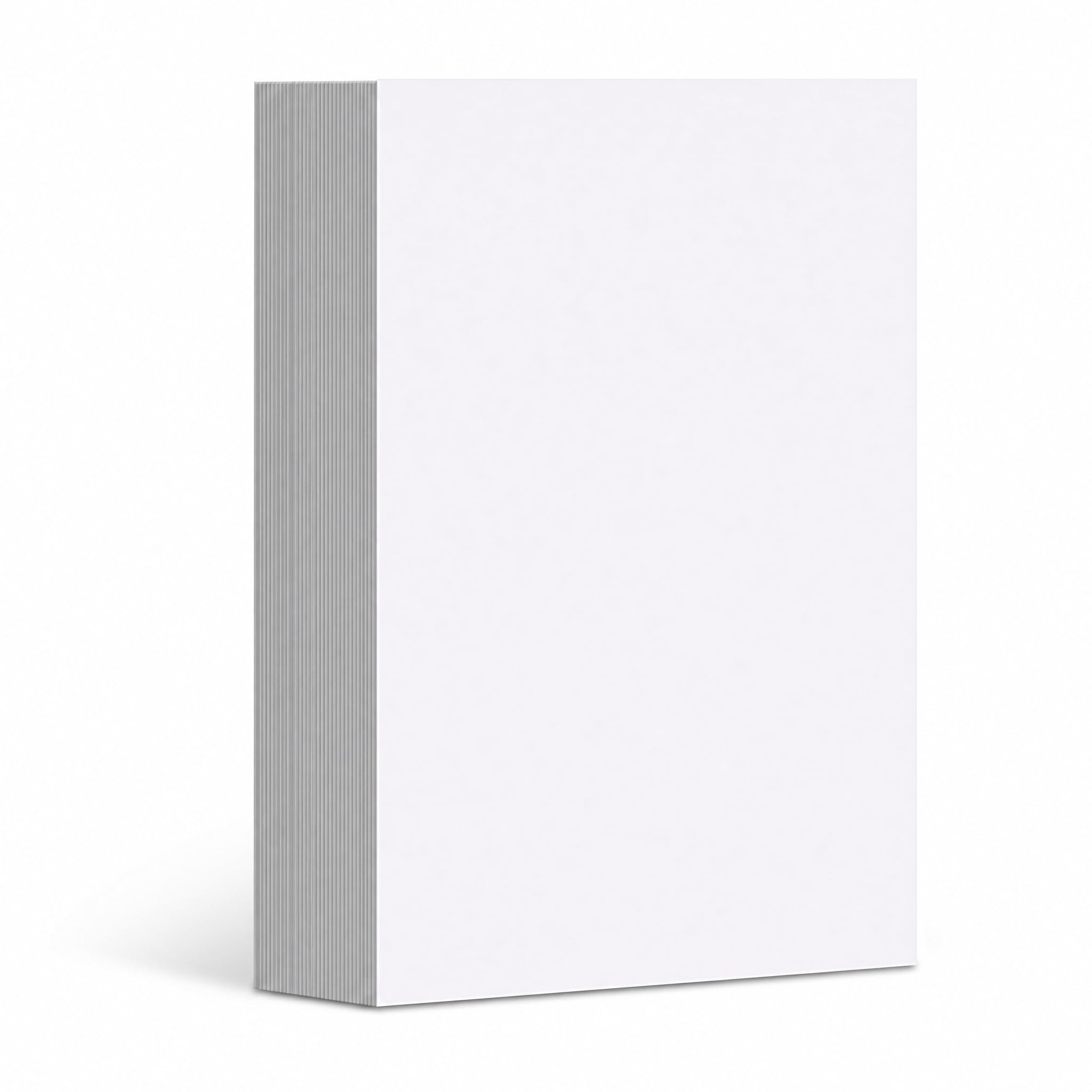 Papel Cartulina Blanca para Dibujo, 350G/50 hojas