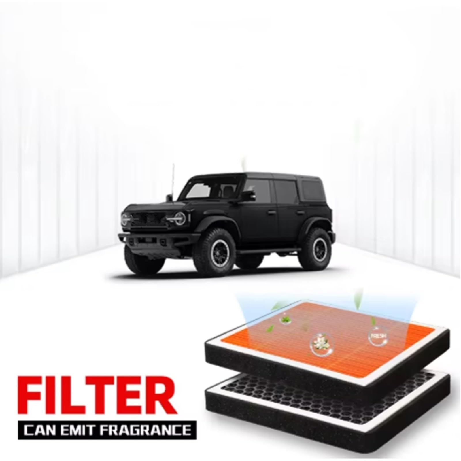 Filtro Habitáculo Para Ford Para Bronco Filtro De Cabina Aire Acondicionado Carbón Activado Con Fragancia Para Purificar El La Del Coche