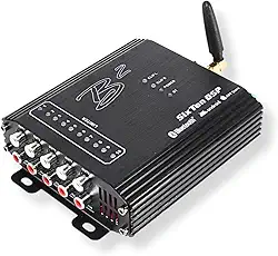 B2 Audio DSP preto 4v 10 canais com Bluetooth iOS/Android App 96 kHz - 32 bits