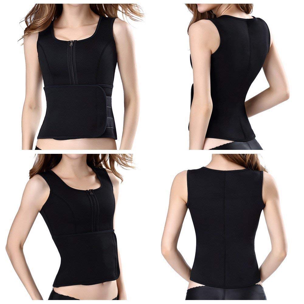 FAGVA Slimming Neoprene Hot Sweat Vest Body Shapers for Weight Loss Women’s Girls FAGVA Slimming Neoprene Hot Sweat Vest Body Shapers for Weight Loss Women’s Girls