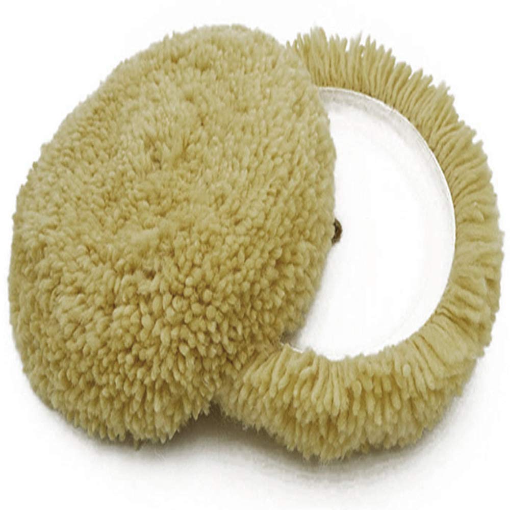 MLD 7 Inch/180mm Soft Wool Clean Polishing Buffing Bonnet Pad for Car Auto Polisher Pad Disc Wool Disc Polishing Wax Sanding Pad Cleaning Car Accessories Felt Pad-image-44