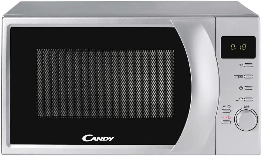 Candy New Timeless CMGA23TNDB, Microonde con Grill, 23 Litri, App Hon, Programma Autoclean, 40 Programmi Automatici, 6 Livelli, Controllo Digitale, Piatto Girevole 27 cm, Potenza 900 W-1000 W, Nero Candy New Timeless CMGA23TNDB, Microonde con Grill, 23 Litri, App Hon, Programma Autoclean, 40 Programmi Automatici, 6 Livelli, Controllo Digitale, Piatto Girevole 27 cm, Potenza 900 W-1000 W, Nero