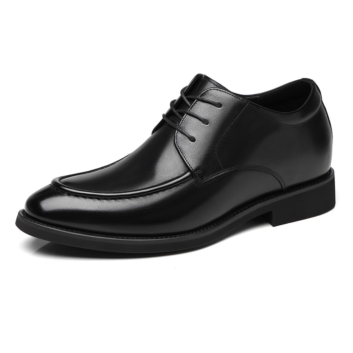VIBLiSS Abito Classico da Uomo Oxfords, Altezza Crescente Formale Moderna Lace Up Scarpe con Rialzo per Matrimonio Aziendale