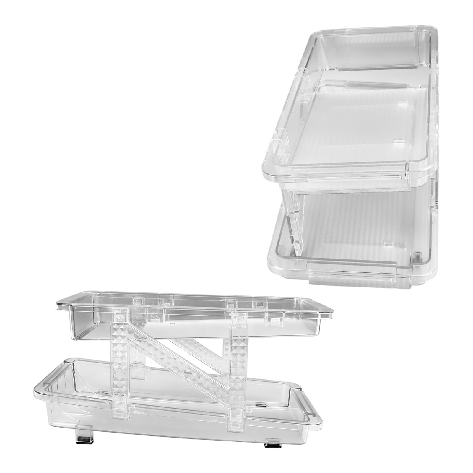 Organizador de Latas de Refresco, Dispensador Automático de Latas de Refresco con Ruedas Ajustables para Refrigerador, Organizador de Bebidas con Material Transparente, Diseño Abierto para