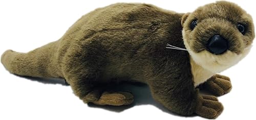 Nutria de río - Muñeco de peluche de nutria de 12 pulgadas, juguete de peluche, regalo de juguete suave (nutria)