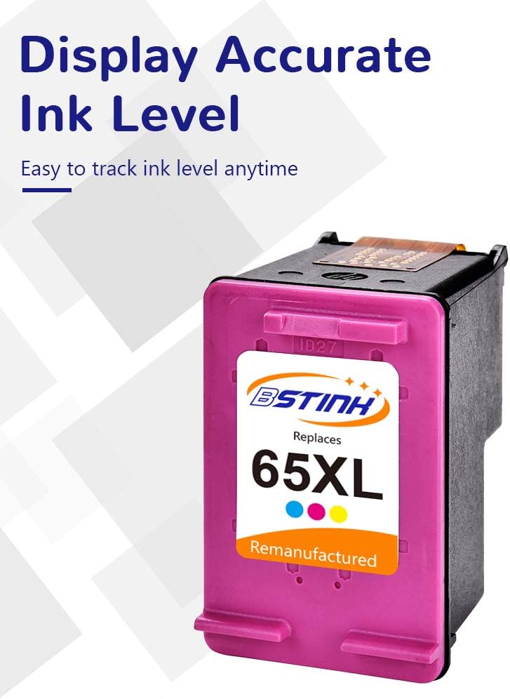 60% оƒƒ Dіѕсоunt BSTINK Remanufactured Ink Cartridges for HP 65XL 65 XL Compatible with DeskJet 3755 3720 3722 3723 3730 3732 3752 3758 All-in-one Printer,1 Tricolor Wееklу Tор Sаlе BSTINK Remanufactured Ink Cartridges for HP 65XL 65 XL Compatible with DeskJet 3755 3720 3722 3723 3730 3732 3752 3758 All-in-one Printer,1 Tricolor