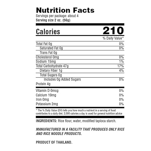 Vista 30 de A Taste of Thai Fettuccine - Fideos de arroz (corte recto), sabor tailandés de calidad de restaurante en cuestión de minutos, vegano, sin gluten