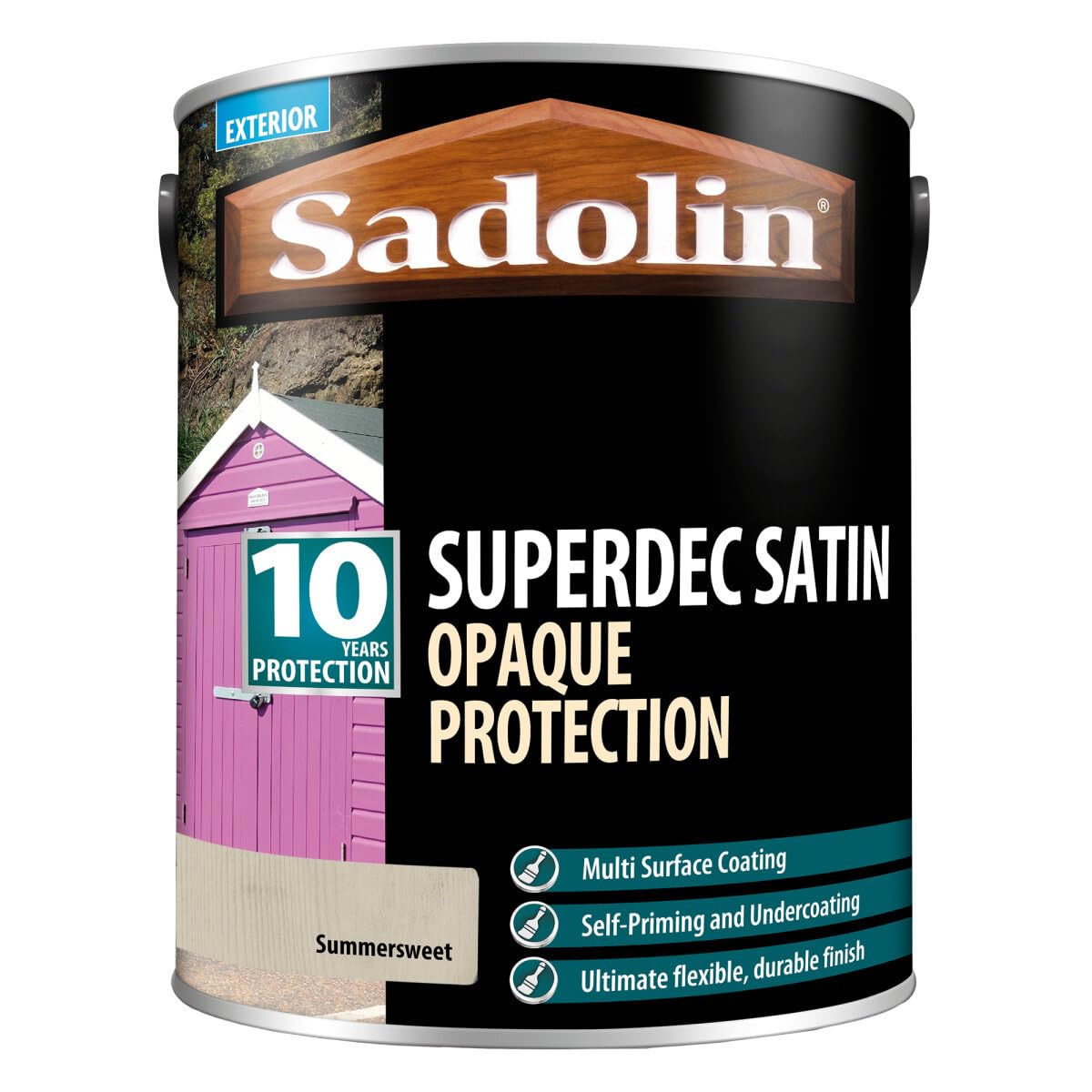 Sadolin Summer Sweet Superdec Satin Opaque Wood Protection - 5L