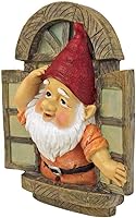 Vista 8 de Design Toscano QL4281 Estatua-Knothole Puerta de árbol de bienvenida-Jardín-Gnomo Village, multicolor