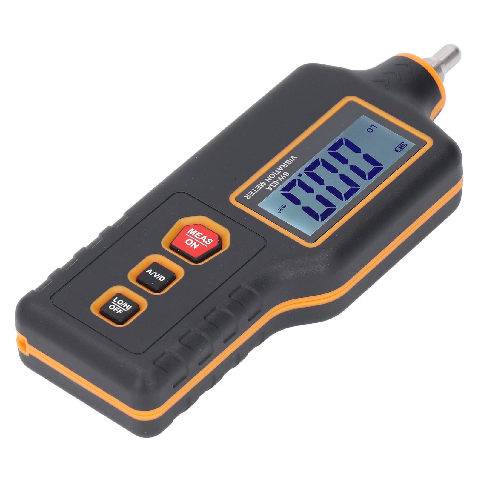 Keenso Vibromètre Numérique avec Sonde Longue, pour Mesure de Vibration