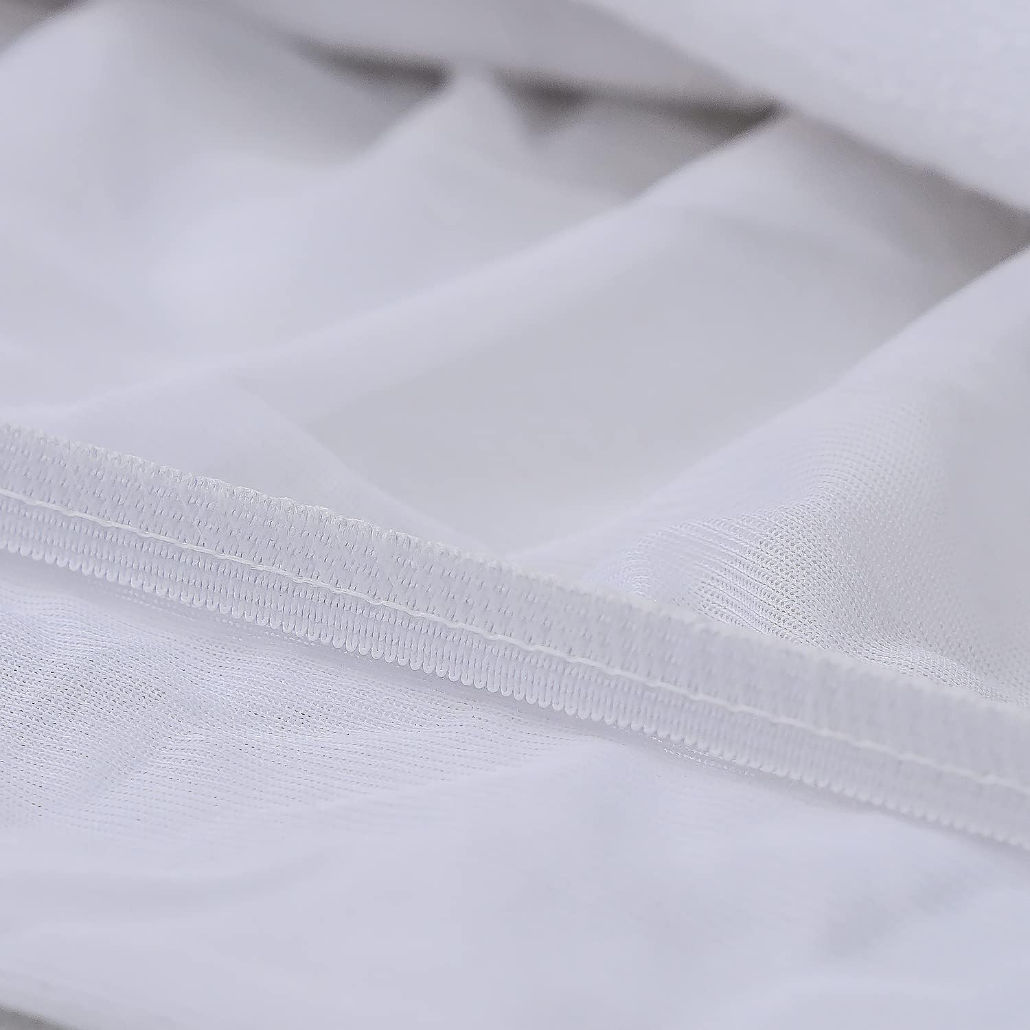 Terry N Mic Waterproof Mattress Protector Crib Size, Premium Quality, 5 Sided Hypoallergenic Terry Cotton Mattress Cover Top Protection, Breathable & Noiseless, Fitted Sheet Style : Home & Kitchen