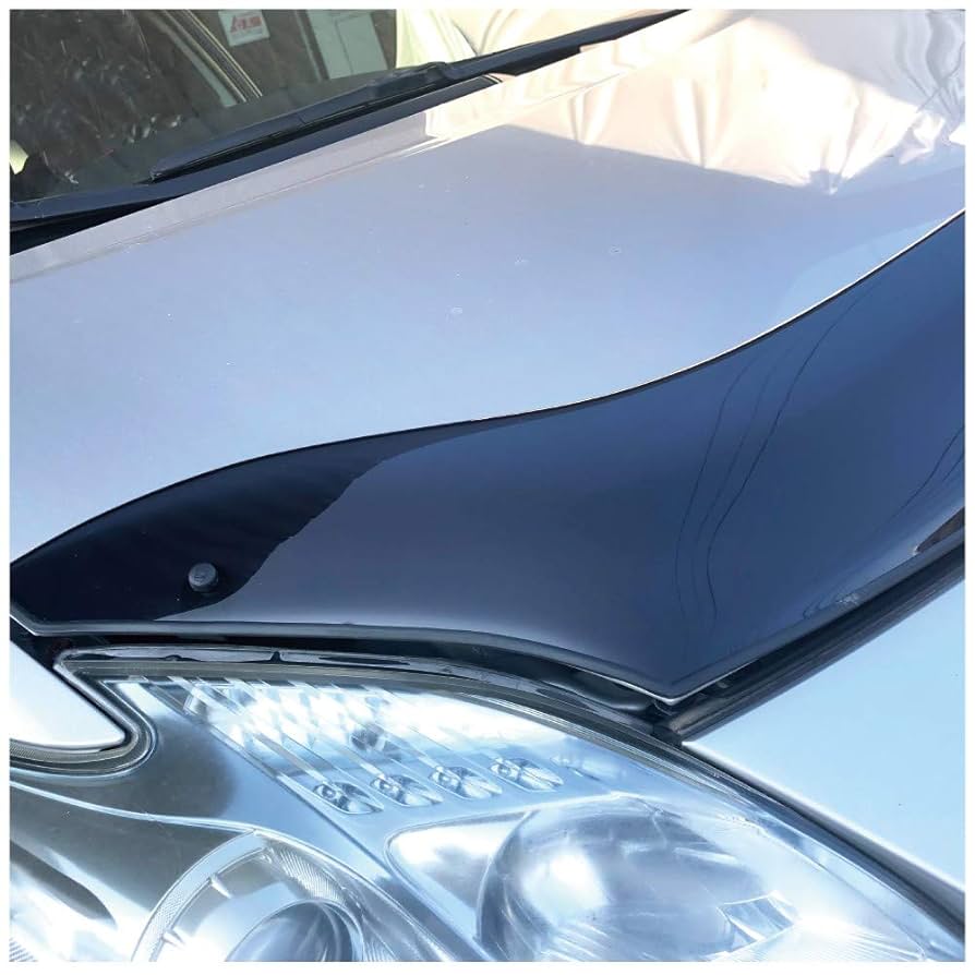 【大型商品】 30系 プリウス / ZVW35 プリウスPHV バグガード スモークブラック 虫よけ ボンネットガード フードディフレクター