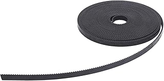 correia da polia de sincronização, função anti-recuo Correia de distribuição 3d correia dentada baixo ruído 2gt-6mm, peça de impressora 3d de alta precisão (5m)