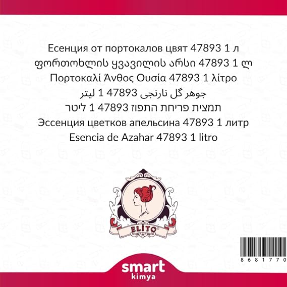 Elito Portakal Çiçeği Esansı 47893 1 litre