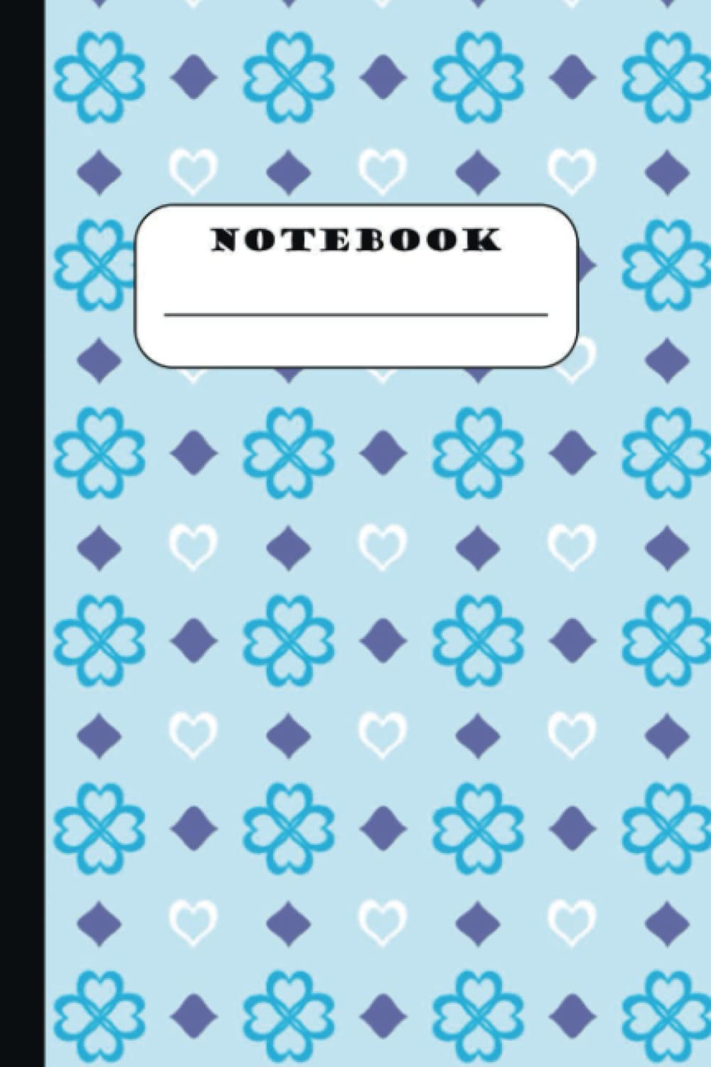 College Ruled Heart Notebook: 6x9 inches, 100 Sheet