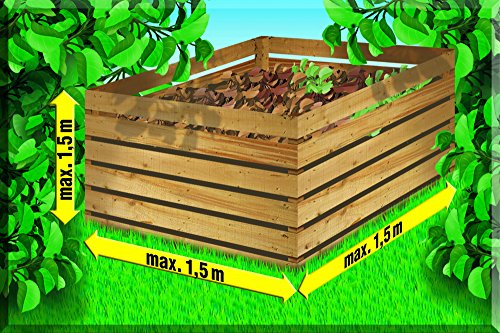 Compo Bio Composter rapido 3 kg, Verde, 17.5 x