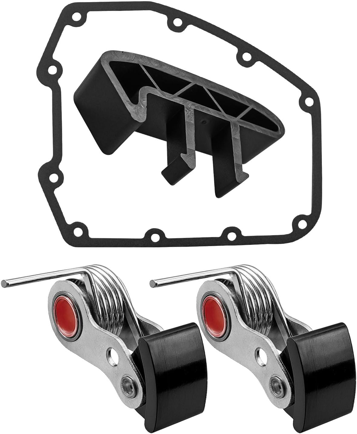 Inner and Outer Cam Chain Tensioner with Cover Gasket and Guide Fit for Harley Davidson 1999-2006 Model Motorcycles Replace 39954-99A 39964-99A 25244-99A, Chain Tensioner Kit