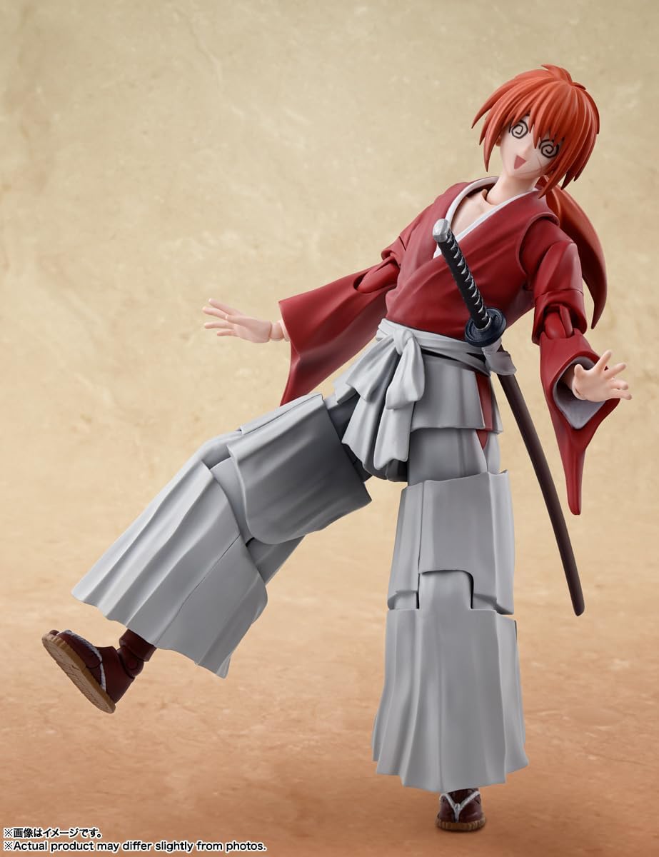 TAMASHII NATIONS - Rurouni Kenshin: Meiji Swordsman Romantic Story - Kenshin Himura, Bandai Spirits S.H.Figuarts Action Figure