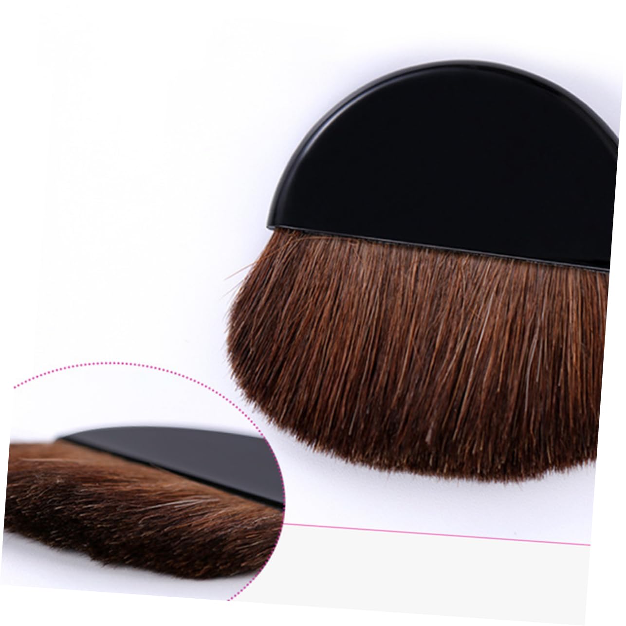 Beatifufu 3sets Portable Professional Makeup Brushes Double-sided Blush Foundation Brush Soft Dense for Beauty 2pcs*3