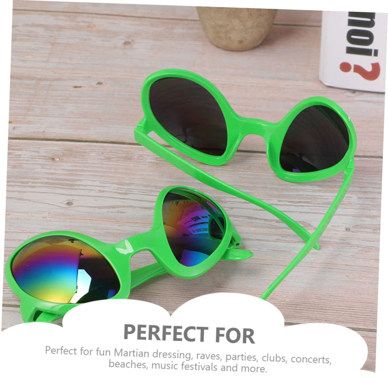 VALICLUD gafas extraterrestres favores de fiesta gafas de sol gafas de sol para fiesta gafas alien gafas sol gafas fiesta anteojos gafas de verano accesorios de fiesta el plastico