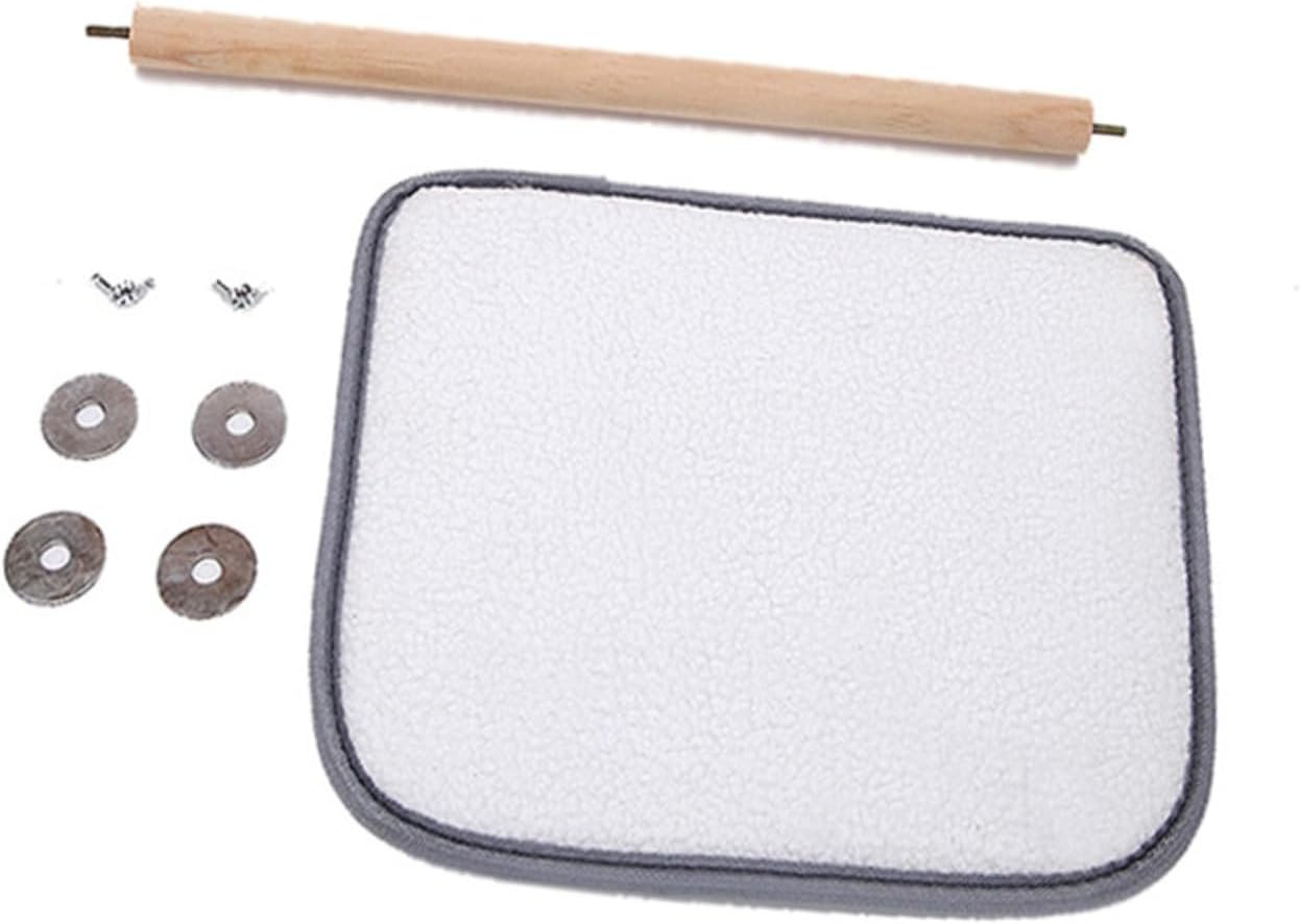 Portable Parrot Carrier Backpack Breathable Design and Wooden Perch Outdoor Travel for Birds Black Includes Stand