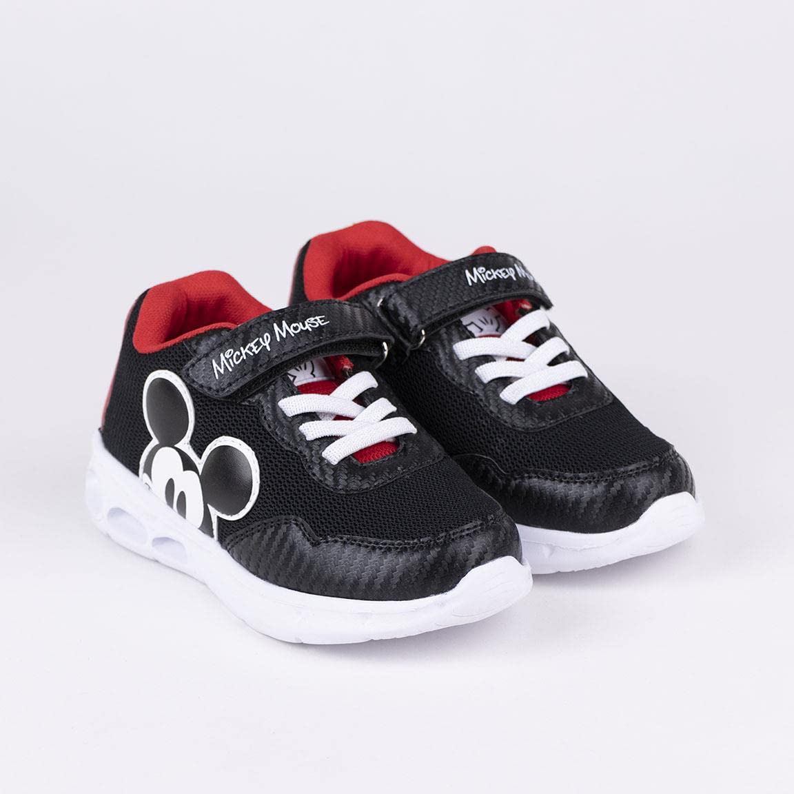 CERDÁ LIFE'S LITTLE MOMENTS Baskets Garçon Mickey Mouse Avec Lumières, Fermeture Scratch Et Embout Renforcé Pour Faciliter L'indépendance Et Confort chłopięce sneakersy