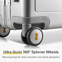 Vista 6 de LEVEL8 Serie de equipaje de mano de aluminio Gibraltar, plateado, Moda