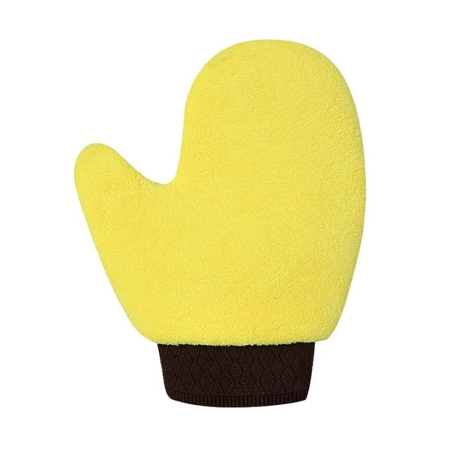 DYYEUAVT 6Pcs Microfiber Car Wash Glove Double Sided Thickened Coral Fleece Brush Cleaning Gloves Detailing Cleaner