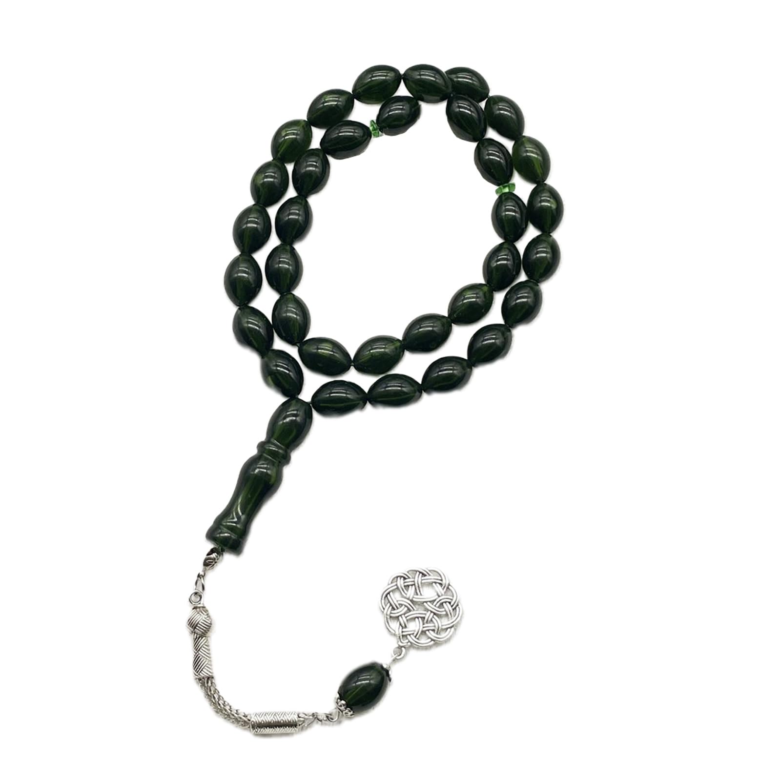Oxxggkao Handheld Muslims Prayer Beads 33 Ergonomic Lightweight Tasbih for Spiritual Reflection Worship Jewelry Muslims Prayer