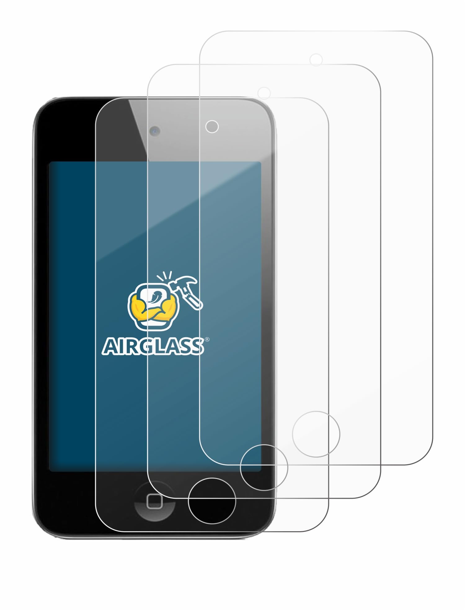 Brotect AirGlass Pellicola Protettiva In Vetro Ibrido Per Google Pixel 4a - Durezza 9H, Anti-impronta, Made In Germany - 4