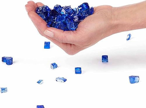 Miniatura 3 de Celestial Fire Glass - Vidrio templado para fuego en tarro de 10 libras con asa de transporte, diseñado para hogueras de gas y chimeneas