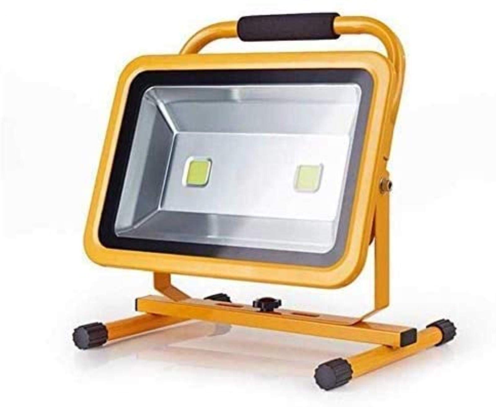 Luce Di Lavoro Luce Di Emergenza Portatile per Esterni Faretto Impermeabile Proiettore a Led Luce Di Proiezibrillante Giardino Paesaggio Illuminaziquadrata Lampistradale 100W