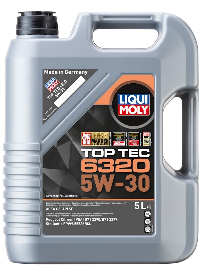 WOL-Aceite de motor para todo el año Top Tec 6320 5W30 ACEA C3 23167 (5L)