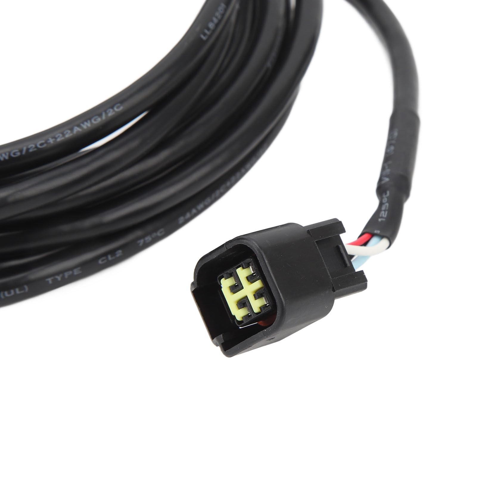 Cables NMEA 2000 de 4,5 m, cable troncal o de derivación NMEA 2000, cable impermeable IP67 de 5 pines con adaptador en T para interfaz de motor, negro, resistente al desgaste y de