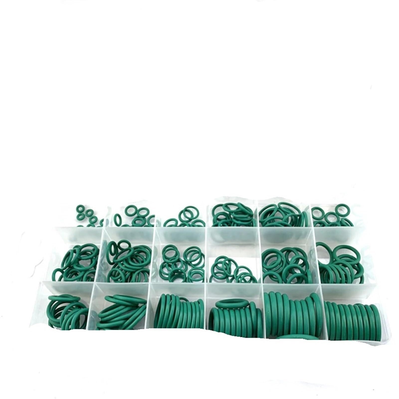 Junta tórica de Goma Juego de Anillos de Sellado de 18 tamaños Juego de Arandelas de Juntas de Aire Acondicionado R134a (270PCS)(530PCS)