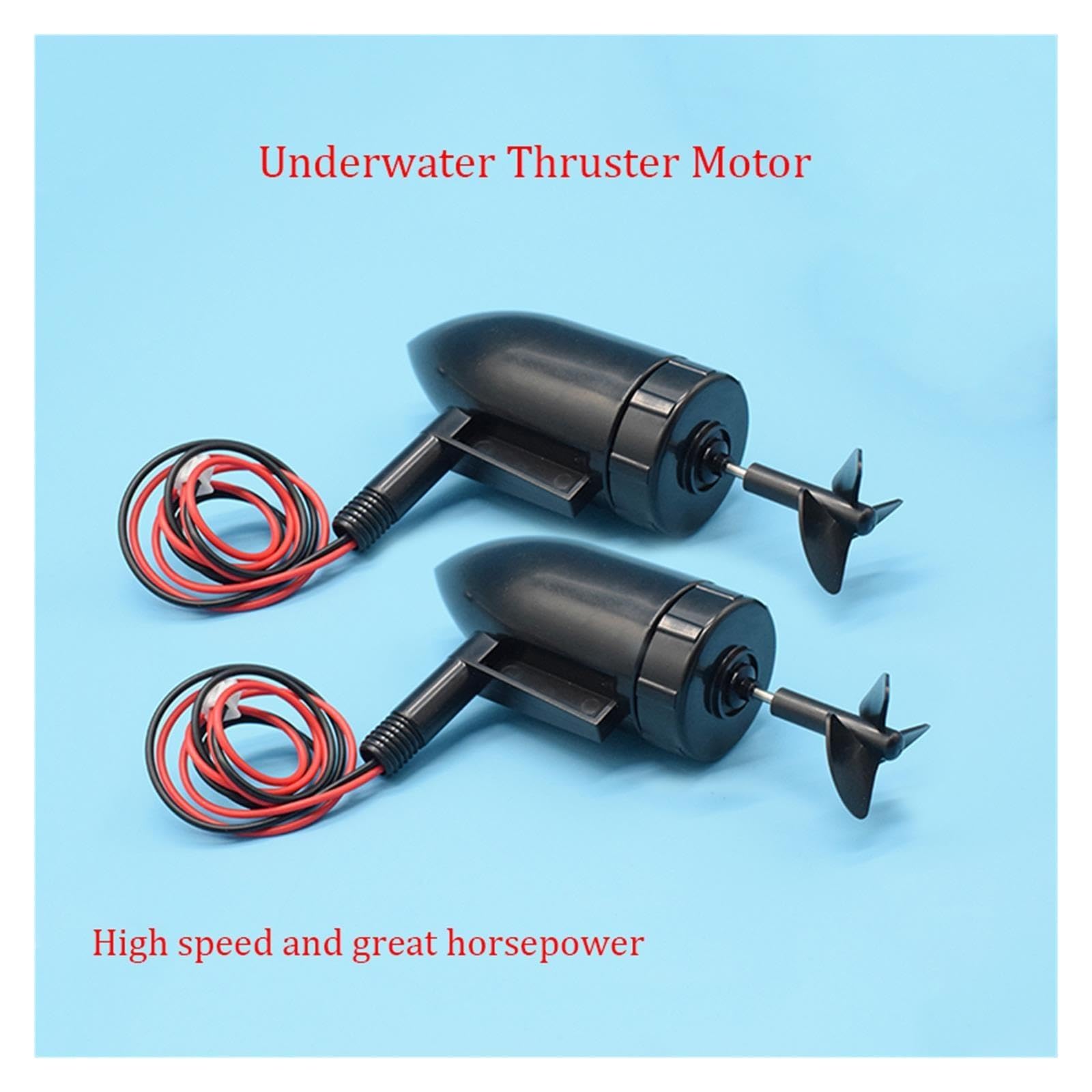 Moteur de propulseur sous-marin 7.4V 12V, propulseur étanche de 12cm