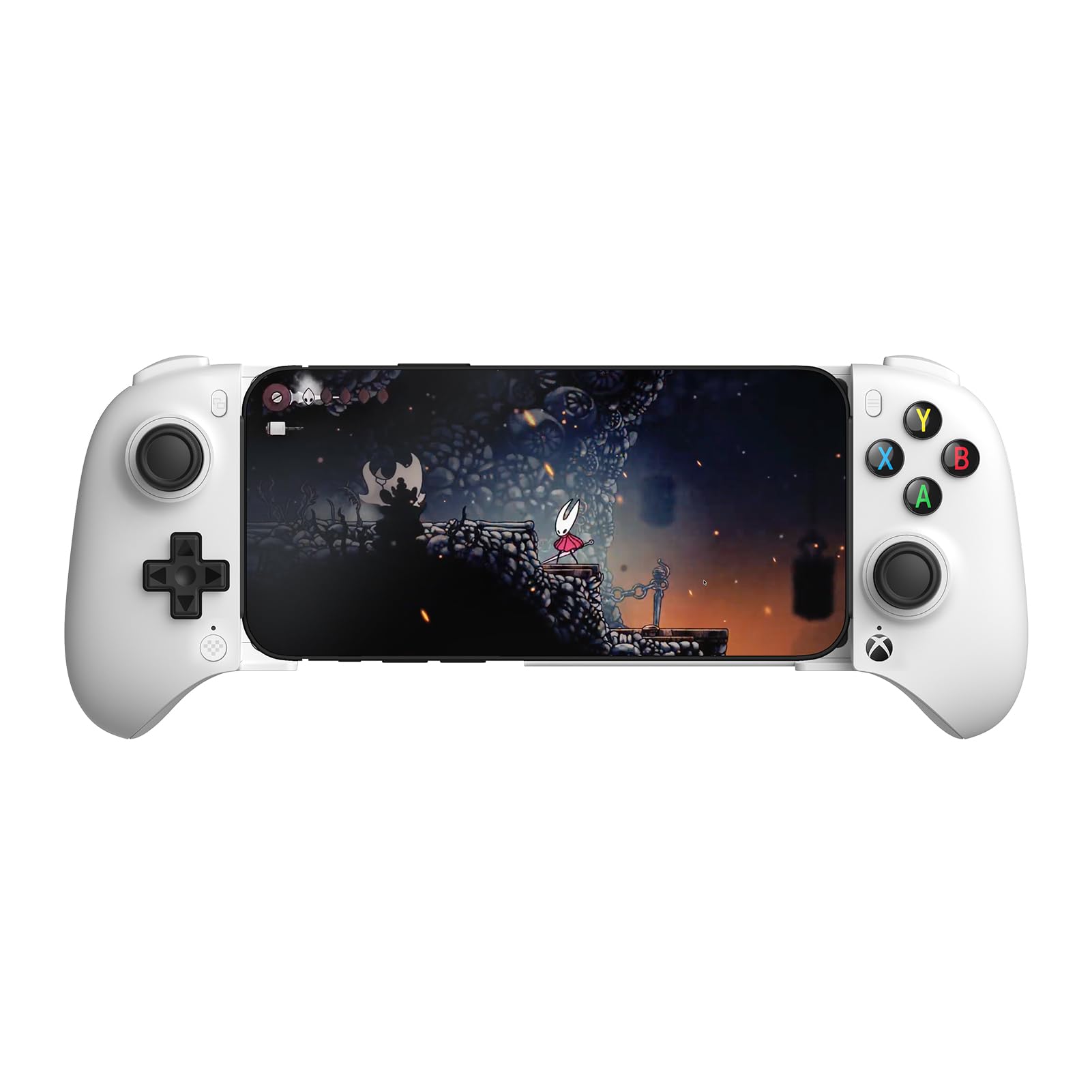 8Bitdo Ultimate Mobile Gaming Controller for iPhone, Apple, Android & Xbox Cloud Gaming, Bluetooth Gamepad with Hall Effect Joysticks, 2 Pro Back Buttons, Officially Licensed (White) - Blanco