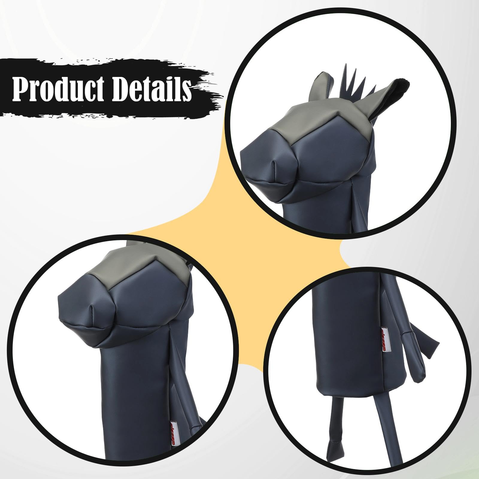 F Fityle Funda para La Cabeza del Palo de Golf (Driver), Funda Protectora para Equipo de Golf, Funda con Dibujos Animados, Funda de Transporte, Accesorio de Go