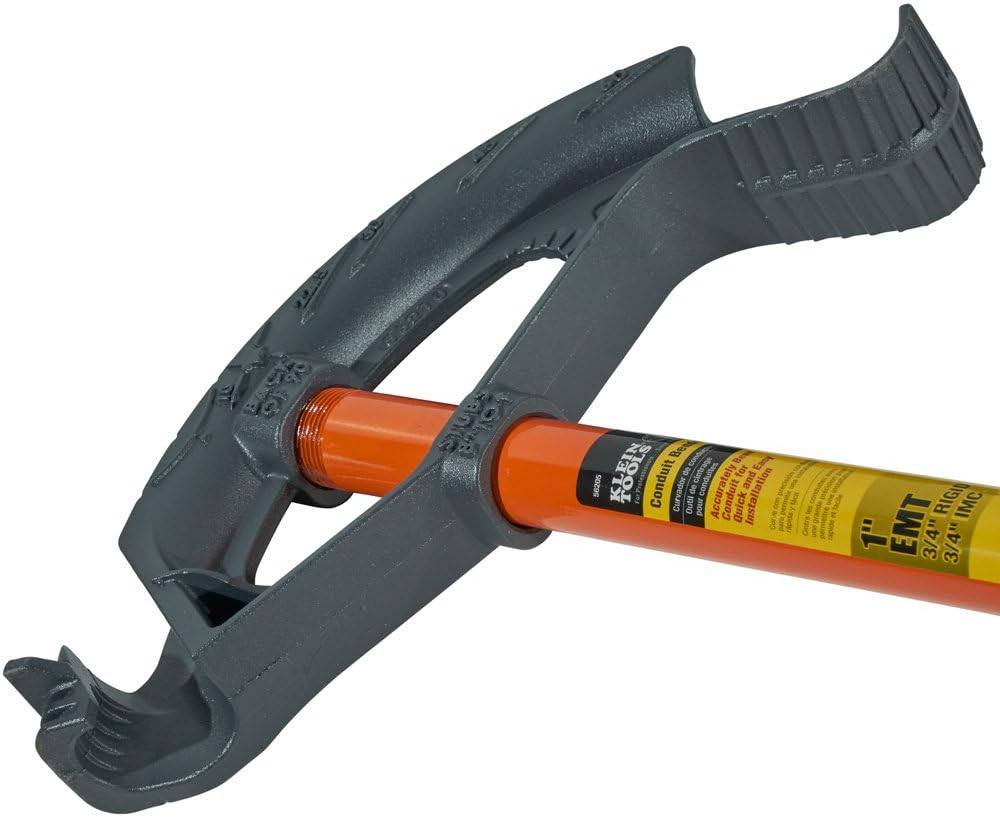 Klein Tools 56205 Iron Conduit Bender 1-Inch EMT, Assembled with No. 51247 Handle