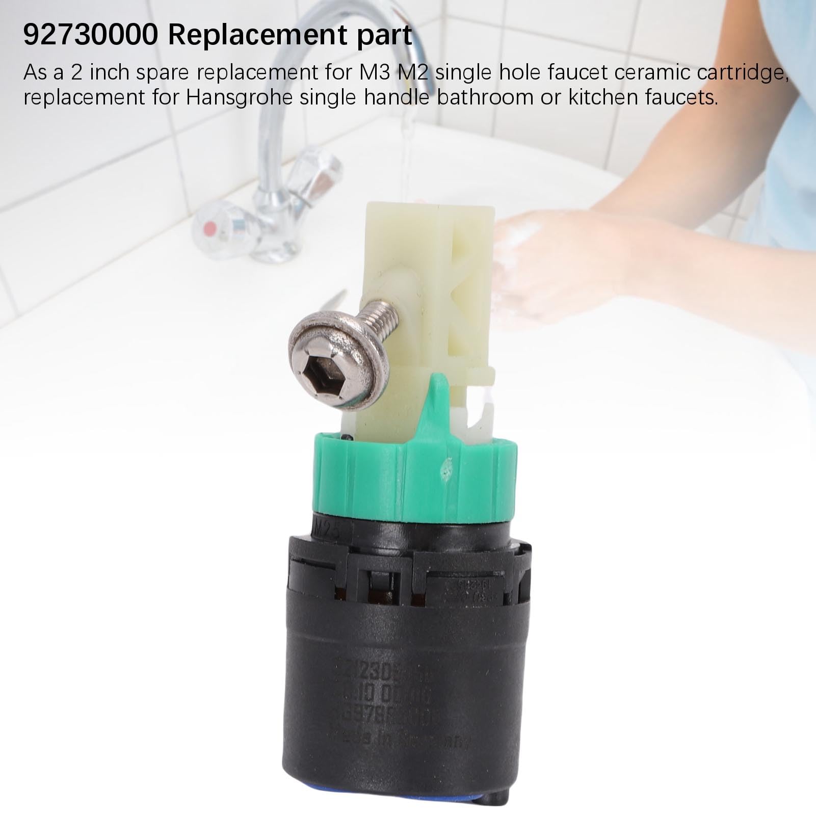 Generic Reemplazo de Cartucho de Grifo de un Orificio para, Funcionamiento Silencioso, Fácil de Reemplazar, Se Adapta a Varios Modelos, Ideal para el Mantenimiento Diario