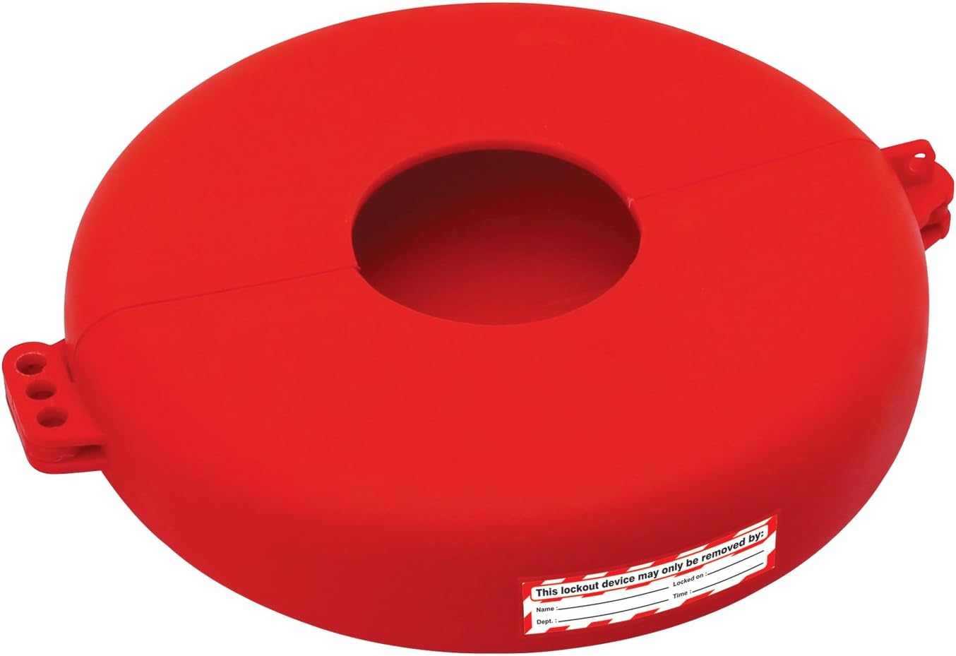Zing Green Products 7247 Gate Valve Lockout, 6.5"-10" Wheel, Red