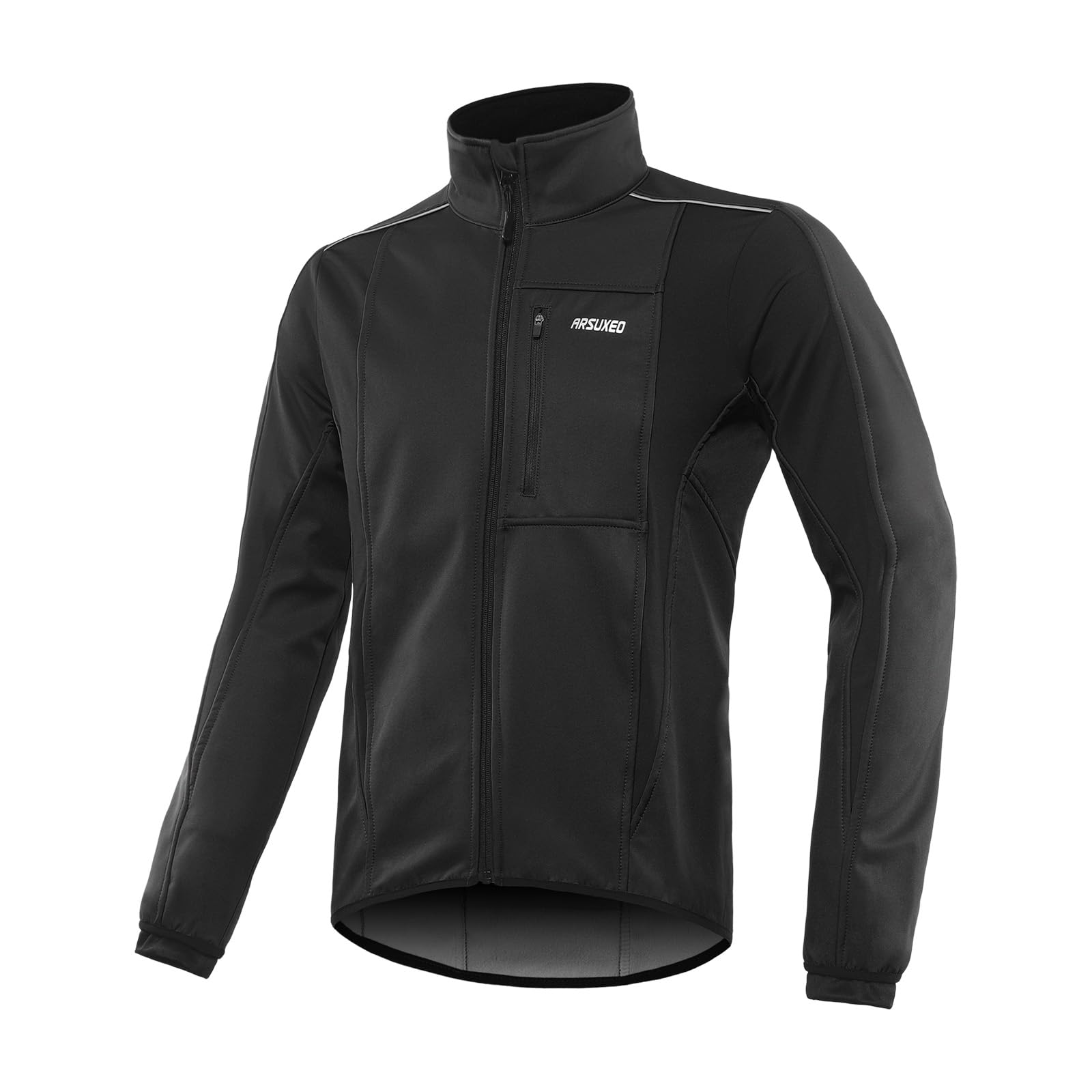 Lixada Chaqueta de Ciclismo de Calentamiento de Invierno, Ropa de Abrigo Transpirable para Bicicleta, Chaqueta de Ciclismo Impermeable a Prueba de Viento