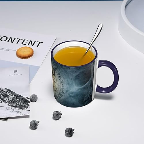 Miniatura 7 de Old Sailor Pirate and Vintage Compass Coffee Mug Coffee Cups Ceramic with Handle,Tea Cups Mug tazas para cafe Drinking Cups Gifts for Women